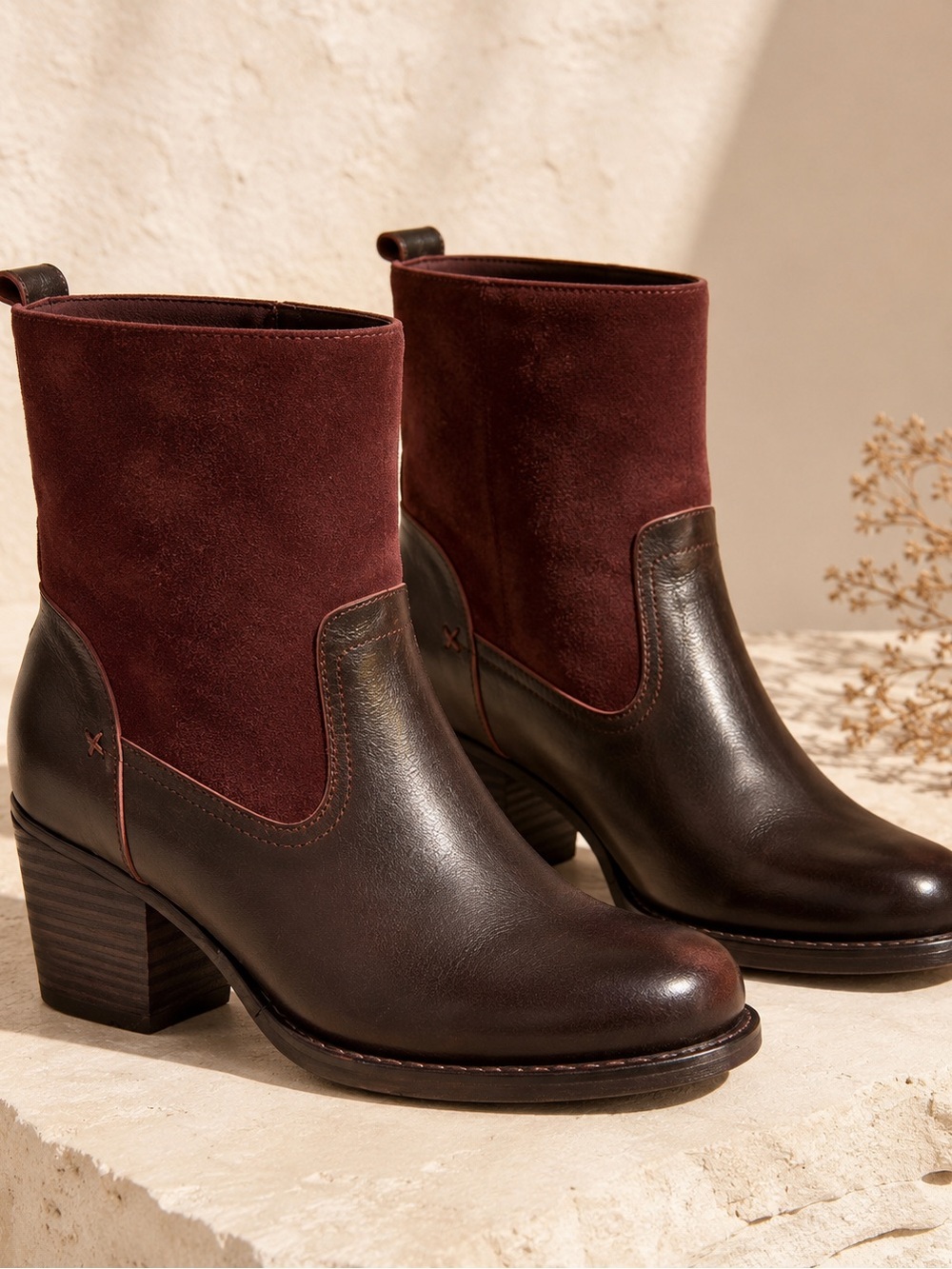 Rag & Bone Mercer II Moka Italian Suede Leather Ankle Boots EU 37 NWT